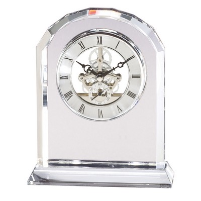 Crystal Clock 5 1/2"W X 6 3/4"H