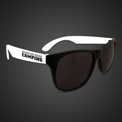 White Retro Sunglasses