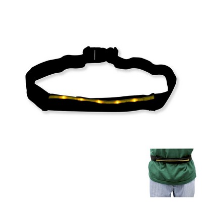 LED Waist Bag w/Elastic Belt