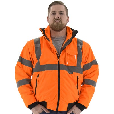 Majestic® Hi-Vis 8 in 1 Fleece Lined Waterproof Jacket