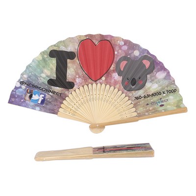 Full Color Folding Paper Fan