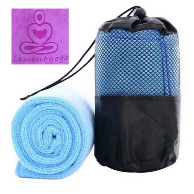 Micro-fiber Towel for Travel/Beach/Sports w/Mesh Bag