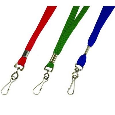 3/8'' Blank Lanyard w/J-Hook