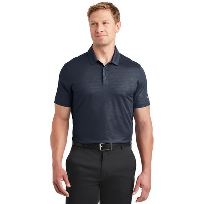 Nike Golf Dri-FIT Embossed Tri-Blade Polo Shirt