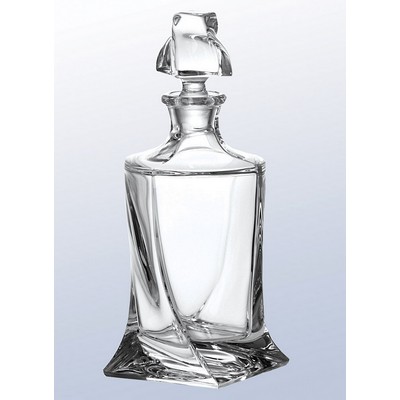 Non-Leaded Quadro Decanter, 28 Oz.