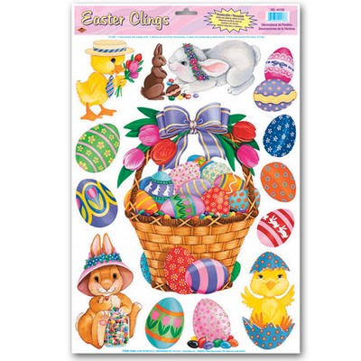 Easter Basket Clings