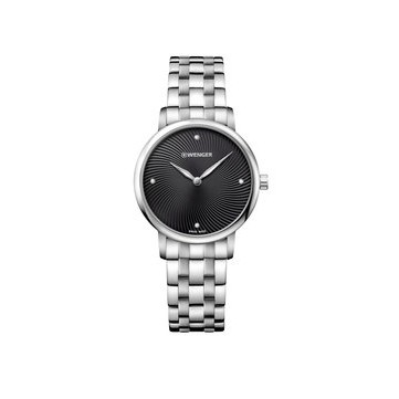 Small Urban Donnissima Black Stainless Steel Watch