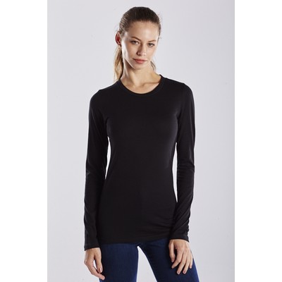 Women's Long Sleeve Jersey Crew Shirt