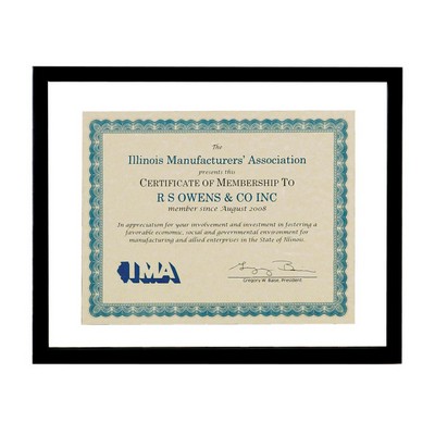 University Certificate Frame - Black 8½"x11"