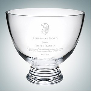 Footed Glass Bowl (M)