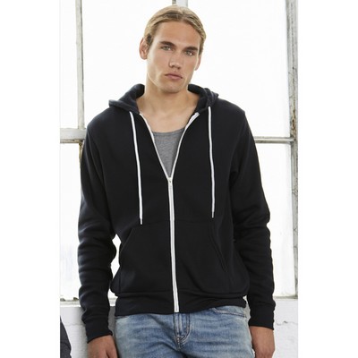 Bella + Canvas Unisex Poly-Cotton Fleece Full Zip Hoodie