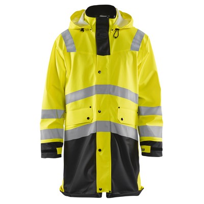 Blaklader Hi-Vis Yellow Rain Coat