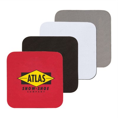 Square Soft Rubber & Jersey Skid Resistant Neoprene Coaster