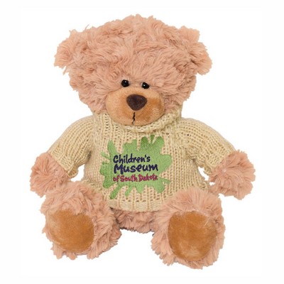 11" Cooper Bear w/Hand Knit Embroidered Sweater