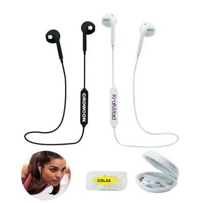 Bluetooth® Earbuds w/Mic & Controls