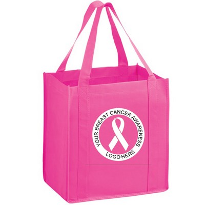 Breast Cancer Awareness Shopping Tote Bags