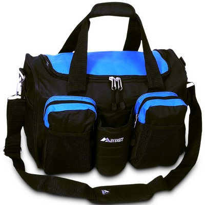 Everest Sports Duffel w/ Wet Pocket, Royal Blue/Black