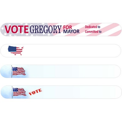 Emery Board Standard, with Stock PATRIOTIC Theme, Size Nail File 4.6" x .5"