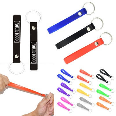 Silicone Wristband Keychain