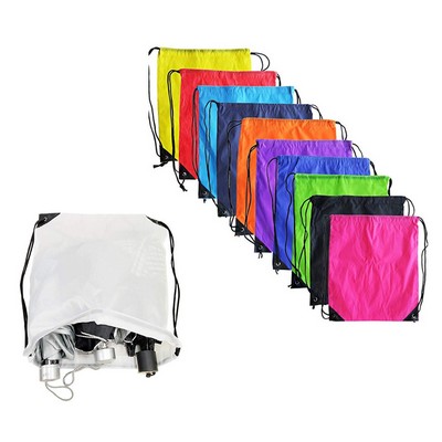 420D Drawstring Closure Backpack