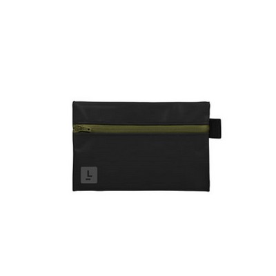 Small Tarpaulin Zip Front Pouch