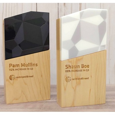 Maple Geo Baseless Acrylic Top Award