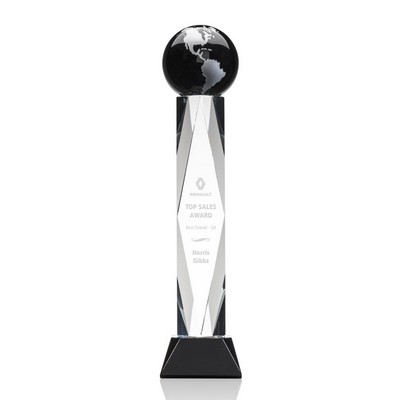 Ripley Globe Award - Optical Black/Silver 18"