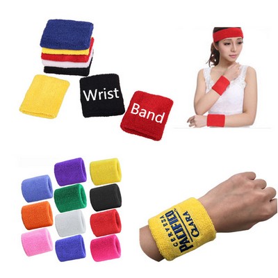 Cotton Wrist Sweatband