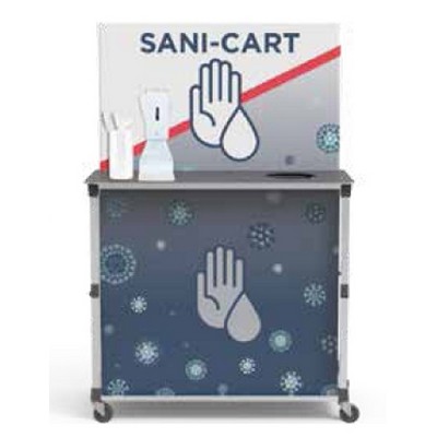 Large Popup Sani-Cart Header - Graphics Only