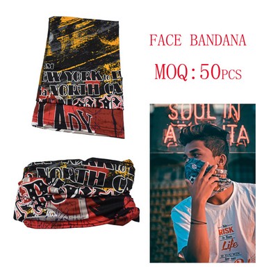 Sublimation Neck Gaiter Face Bandanna