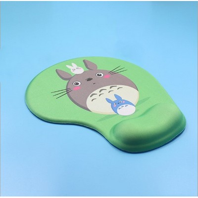 Full Color Ergonomic Memory Foam Mouse Pad with Wrist Rest