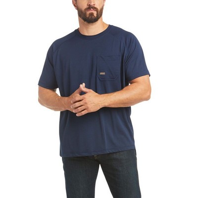 Rebar® Navy/Gray Heat Fighter Short Sleeve T-Shirt