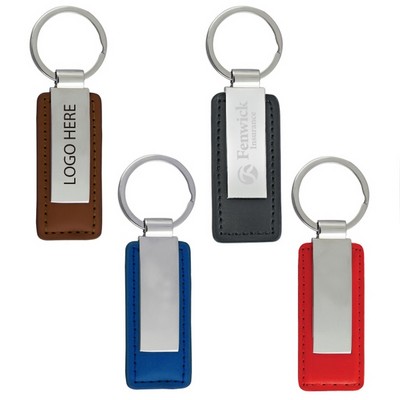 High End PU Leather Car Key Chain