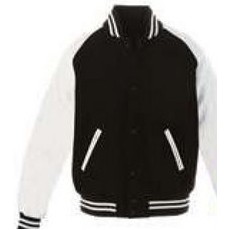 Melton Men's Leather Varsity Jacket w/Raglan Sleeve