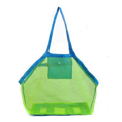 Children Oxford Fabric Net Beach Toy Bags w/ Pouch