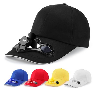 Solar Fan Baseball Cap