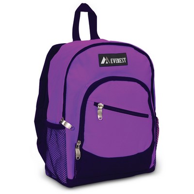 Everest Junior Slant Backpack, Dark Purple/Black