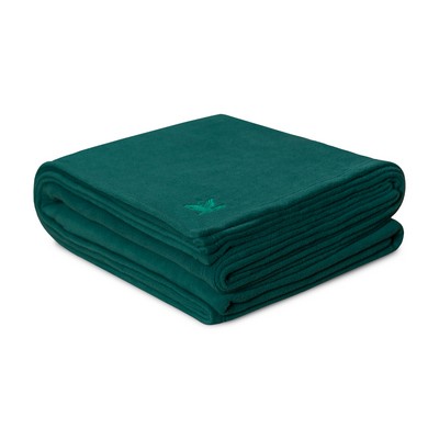 Jade Green Antipill Microplush Fleece Blanket