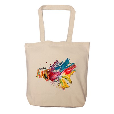 Large Cotton Tote Bag - Full Color Transfer (18" x 16.5" x 5.5")