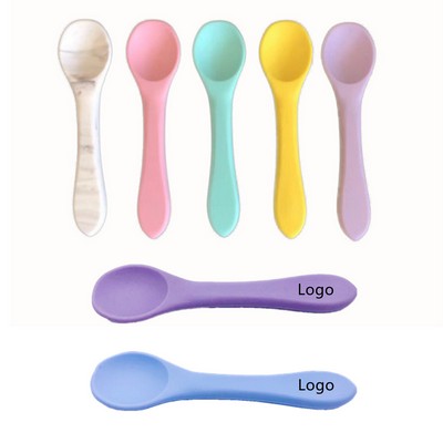 Baby Silicone Feeding Spoon