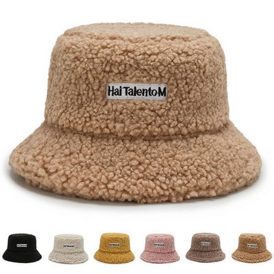 Lamb Wool Fish men Bucket Hat