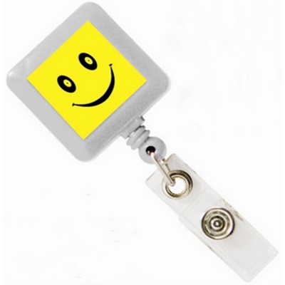 Square Retractable Badge Holder