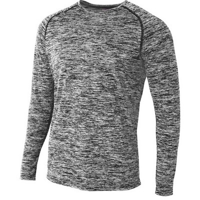 A4 Inc Mens Raglan Space Dye