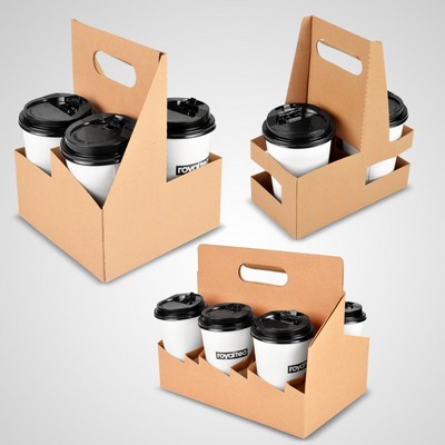 Milk Tea Juice 4 Cup Holder Bag