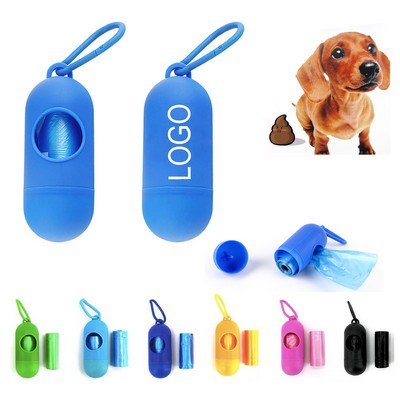 Pet Waste Bag Holder with Carabiner Clip