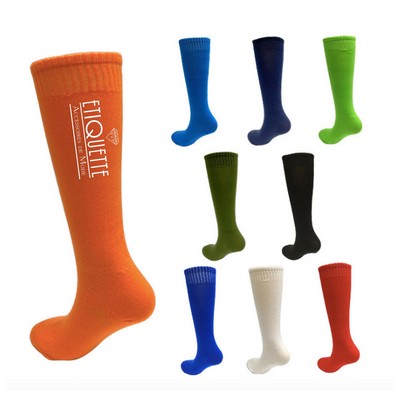 Knee High Soccer Sports Tube Socks