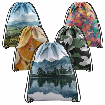 Dye-Sublimation Drawstring Backpack