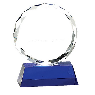 Towering Crystal Circle Award, 5"H