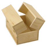 Double Hinged Box, Yellow Poplar