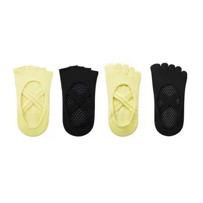 Ballet Yoga anti slip Five toe Sock